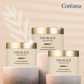 Koreana The Black Premier Caviar Cream 1+1+1 / 코리아나 더블랙프리미어 캐비어크림 1+1+1