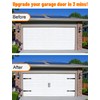 Magnetic Garage Door Hinges and Handles Kit, Garage Hardware Accents