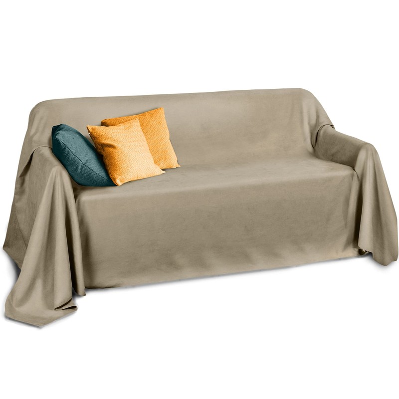 Beautissu Romantica Blanket 210 cm x 280 cm in Suede-Look