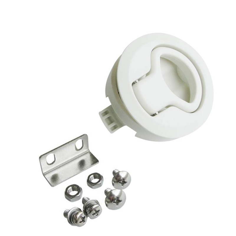 WJSKDQ 2PCS Boat 2'' Flush Pull Latch Slam Latch Hatch