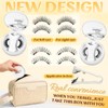 QUEWEL Magnetic Eyelashes with Applicator, 2 Pairs Portable Magnetic Lashes