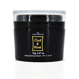 Al-Rehab Oud & Rose Moisturizing Cream 70g – Deeply Hydrating Body Lotion For Women - Soothing, Revitalizing Moisturizing Lotion For Dry Skin - Luxurious Floral Fragrance Body Lotion For Radiant Skin