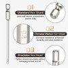 HARFINGTON H3.0 Hex Head Screwdriver Bit 3.0mm Metric Flat Tip