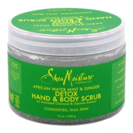 SheaMoisture Shea Moisture African Water Mint & Ginger Hand & Body Scrub 12 Ounce (Pack of 3)