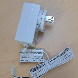 Battery Charger & Transfomer for Motorized Window Shades. Brand=Rollease Automate. AMP-Turnils-Bliss-Alta (AMP Transformer 1.1Nm 12V)