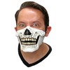 Ghoulish Productions Muzzle Skull Half Mask, White