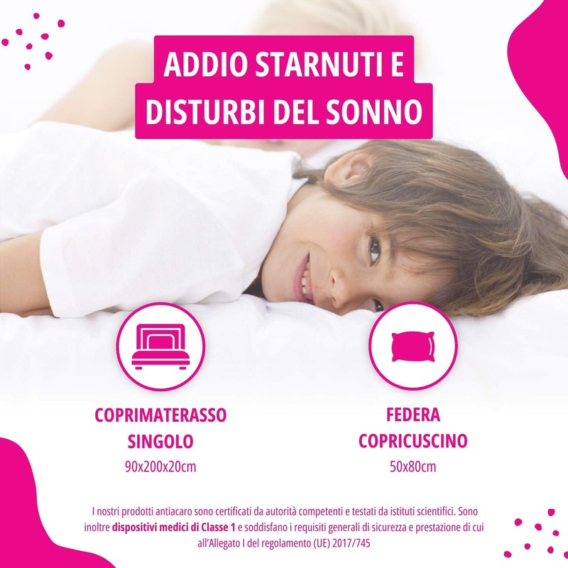 Allergosystem Dream Dust Mite Set Consisting of Mattress Protector with
