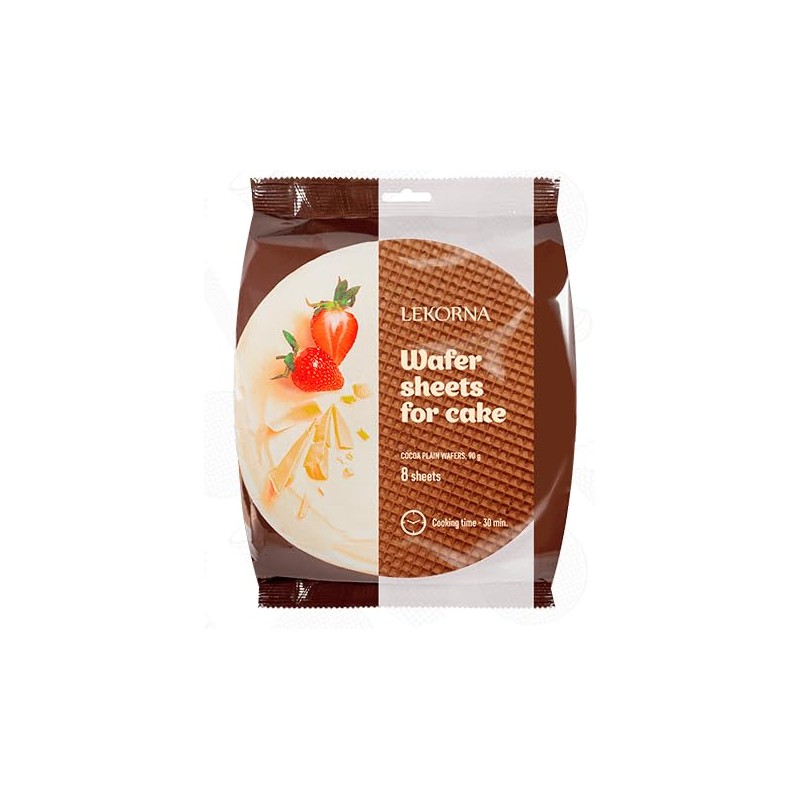 2 pack Tort Wafers Cocoa 80g each