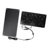 10W Solar Panel Powered Fan Efficient Fast Cooling Solar Powered