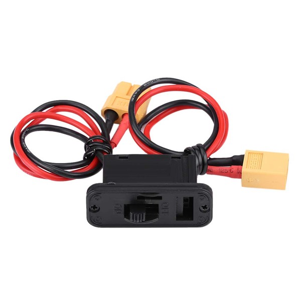 Dilwe RC Aircraft Switch with XT60 Plug, One On-Off LED