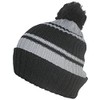 Best Winter Hats Quality Striped Beanie with Solid Cuff &