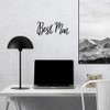 Decal Stickers of Wedding Best Man (Black) (Set of 2)