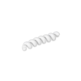 Hicab Mobile Cable Bundler and Cable Holder Spiral, Pack of 5 White Flexible Cable Winders - Keeps Everything Together and in Place Due to the Own Weight