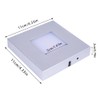 PHOSOK 4.33 inch LED Multimodal Multicolor Light Stand Base Silver