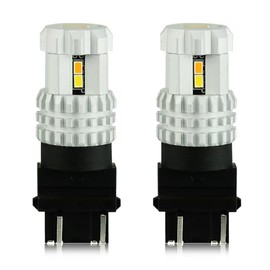 JDM ASTAR High Performance Super Bright 1:1 Design 3020 Chipsets White/Amber 7443 7444 Switchback LED Bulbs For Turn Signal Lights