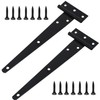 2 Pcs Heavy Duty T Hinges with Mounting Screw, 8