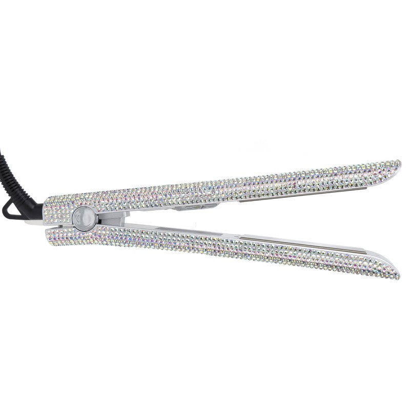 150W Hair Straightener Rhinestone Electric 2 in 1 Faster Shape