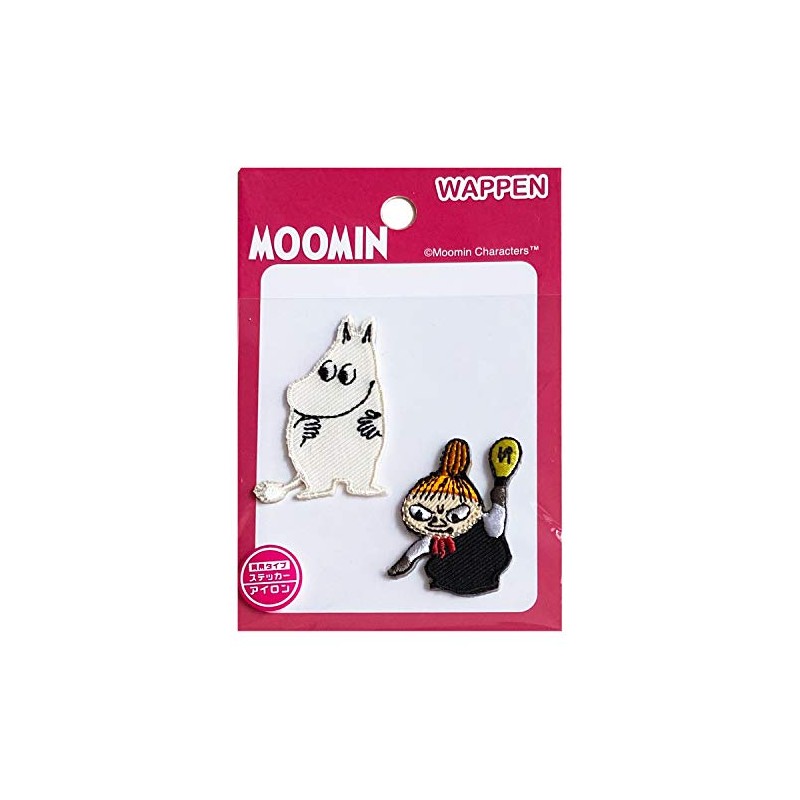 Small Planet Moomin 2P Patch Moomin & Little My Akari
