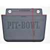Pit-Bowl® LARGE DOG Crate FOOD Bowl by Pit-Bowl Ultra-Durable BOLT-ON