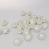 MajorCrafts 24pcs 11mm High-Grade Acrylic Small Round Mushroom Shank Sewing