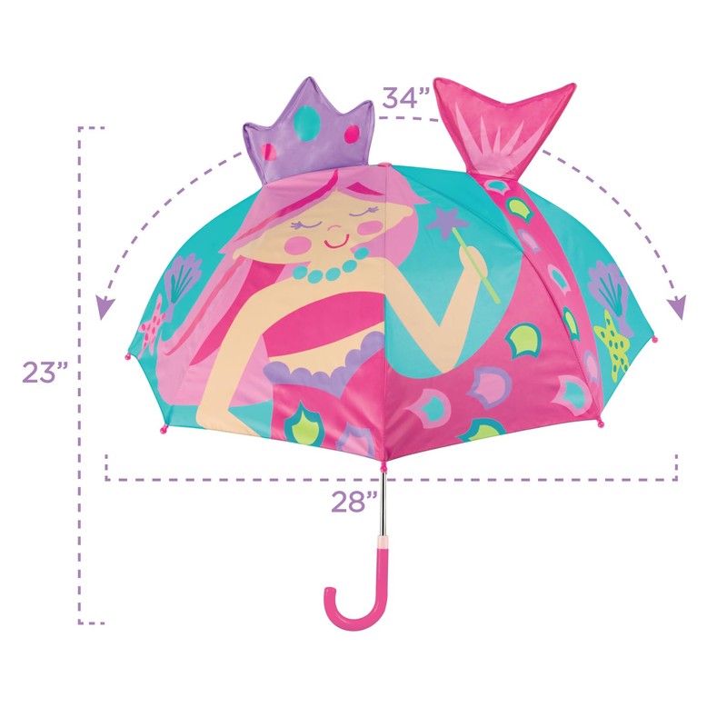Stephen Joseph Pop Up Umbrella, Pink Mermaid