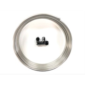 The Stop Shop 16 ft. Roll of Stainless steel 3/8" Fuel line tubing w/Tube cutter