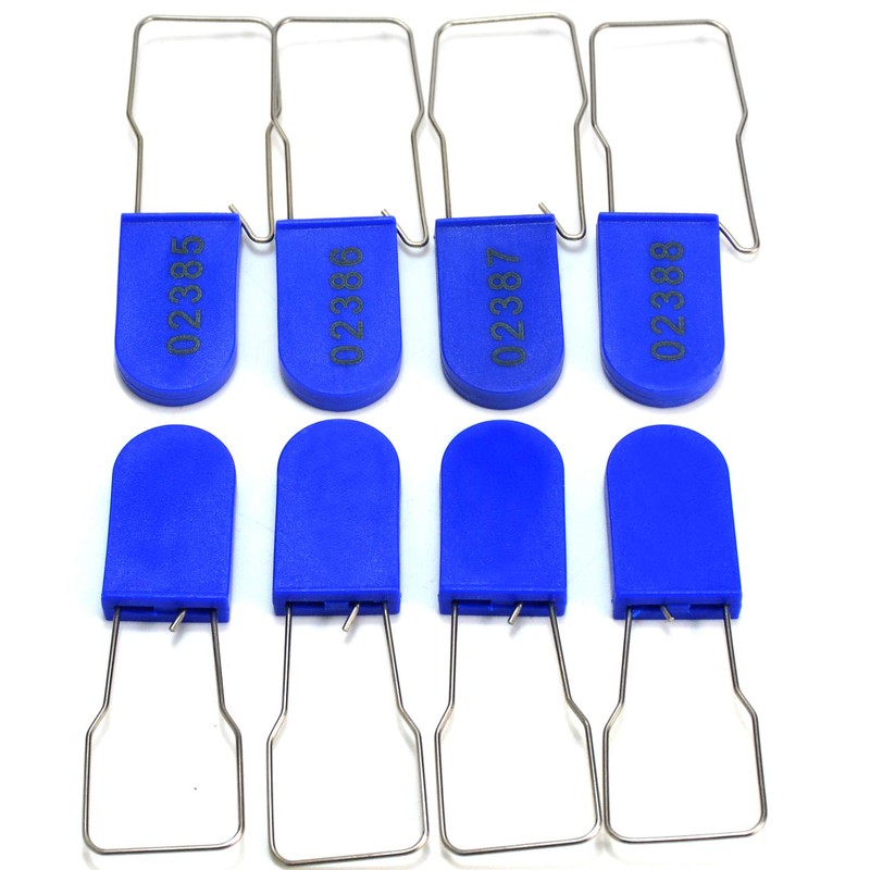 Plastic Wire Padlocks Numbered Security Seal Plastic Padlock Electric Meter