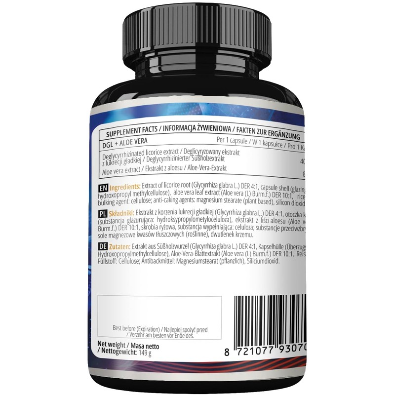 DGL + Aloe Vera (Licorice + Aloe Vera Powder) 480