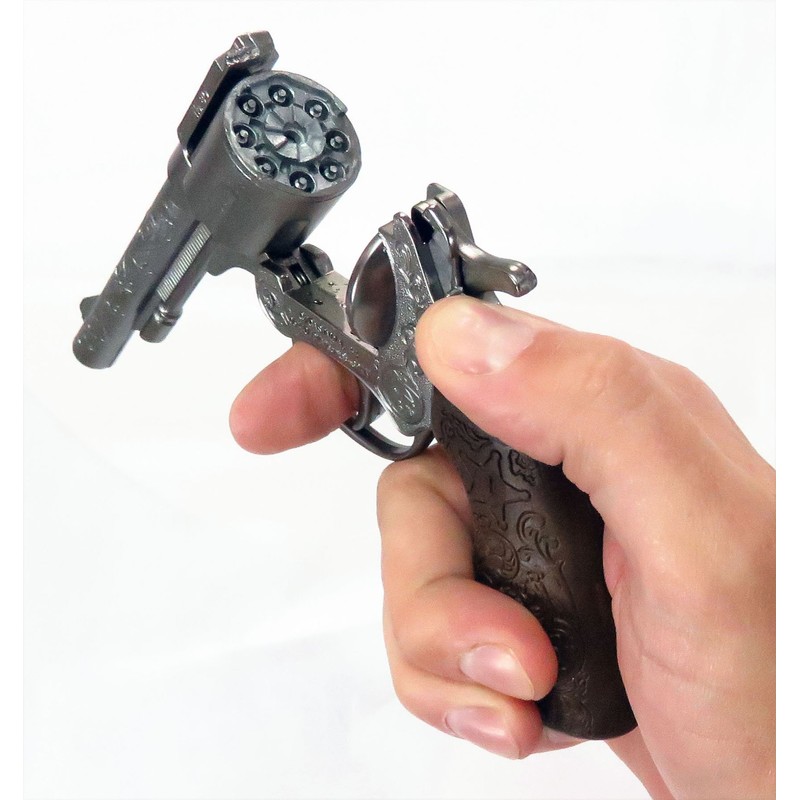 Gonher 80/0 - Revolver Cowboy 8-Schuss 20 cm silber