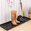 Anji Mountain Rubber Boot Tray with Coir, Fits 4 Pair