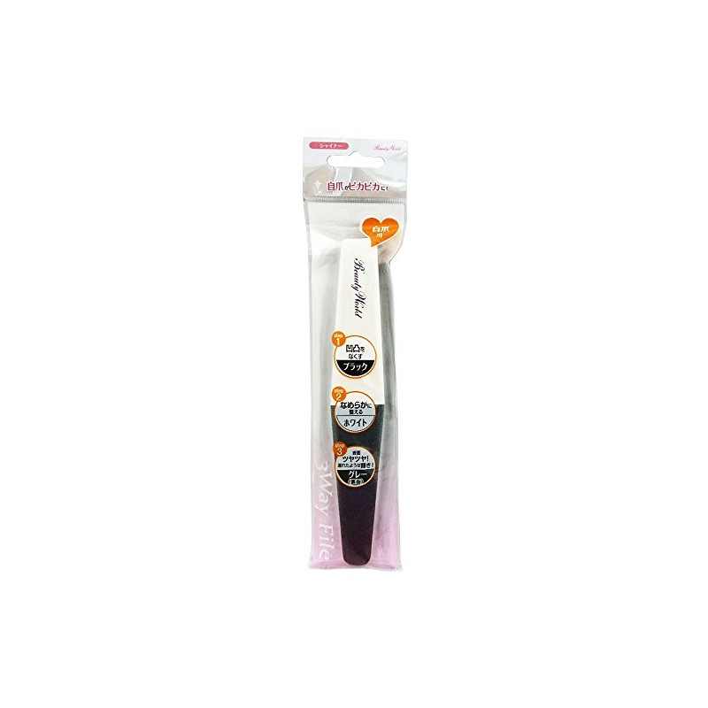 Beauty World AEJ401 3-Way Nail File