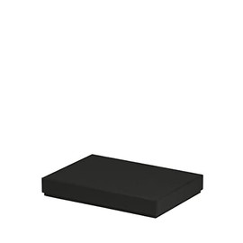 Rössler Boxline 13521453701 Cardboard Box Rectangular Suitable for DIN A5 Black