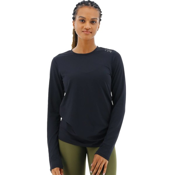 TYR Women's Standard Airtec Performance Long Sleeve Sport Tee, Black,