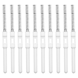 Yudylg 10-Pack Replacement Slide Bolt Assembly Compatible with EZE Breeze Windows, White Nylon Sliding Bolts for Effortless Windows Hardware Replacement