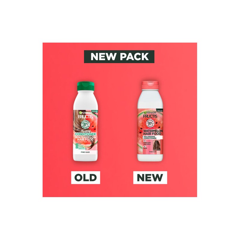 Garnier Fructis Hair Food Volumising Watermelon Conditioner 350ml