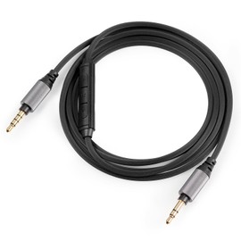 FAAEAL WH-1000XM5 Audio Cable Compatible with Sony WH-1000XM4/XM3 MDR-1AM2 Technica ATH-M50xBT ATH-ANC7B Headphones,in-line mic Control Extension Aux Cord 4.9ft w/mic