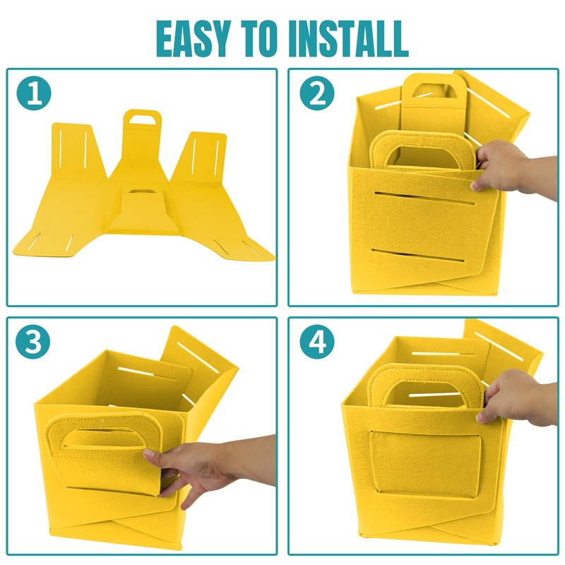 Hovom 2PCS Car Trunk Organizer, Foldable Trunk Organizer for SUV,