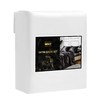 Degrees of Comfort White Satin Sheets Set for Full Size