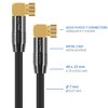 DeleyCON SAT Antenna Cable 2 x 90°
