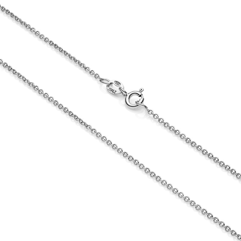 AKA Gioielli® - 925 Sterling Silver Rhodium Women Necklace -