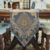 TOPLUXE Table Runner with Handmade Tassels, Luxury Table Runner for