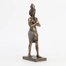 Veronese Design 9 1/4 Egyptian Pharaoh Amenhotep Cold Cast Bronze Resin Sculpture