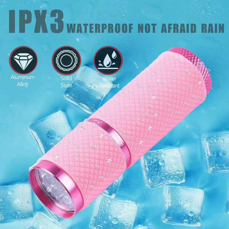 POCKETMAN Mini Flashlights, 9 LED Flashlights and Handheld Flashlight, with