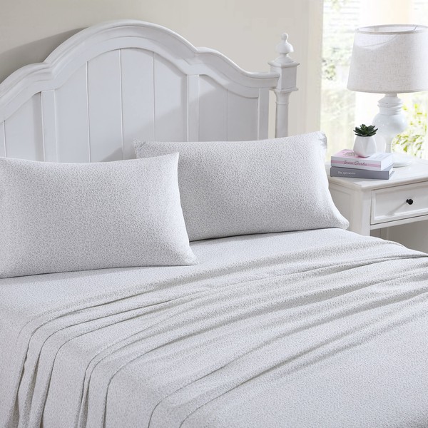 Laura Ashley Home - Queen Sheets, Cotton Flannel Bedding Set,