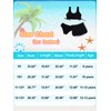 Girls 3 Piece Swimsuits Cute Bikini Set Bathing Suit with