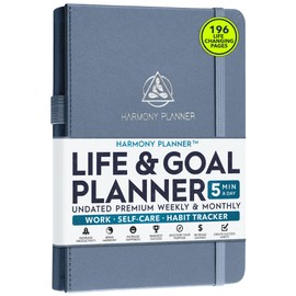 Harmony Goal Planner - A 12 Month Journey to Bring Harmony in Your Life, Increase Productivity, Passion, Success & Happiness - Life Planner, Habit-Tracker, Gratitude Journal & Organizer