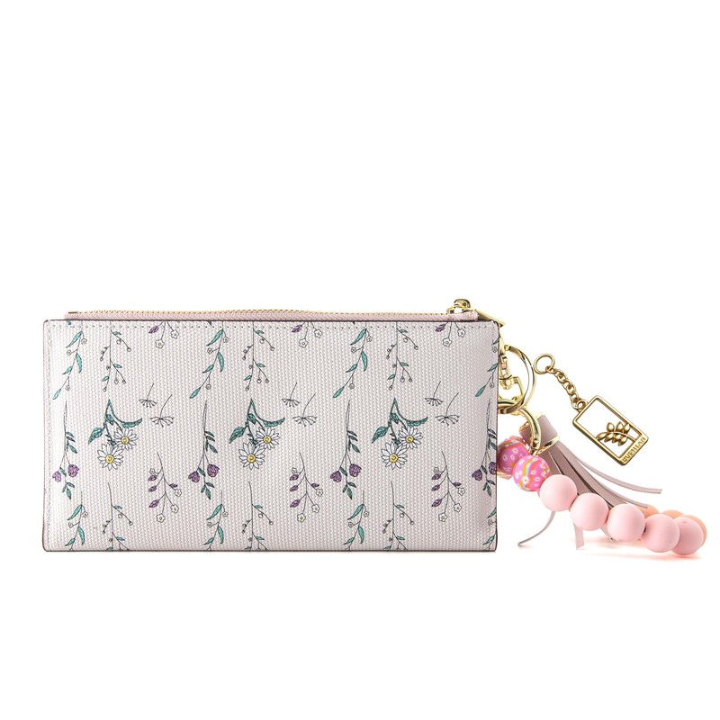 Tomolucky Direct Womens Wallet RFID Blocking Slim Thin Floral Pattern
