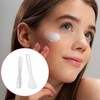 2Pcs Cosmetic Spatula, Mini Metal Makeup Spatula Reusable Cosmetic Cream