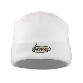 Avery Double Fleece Skull Cap-White