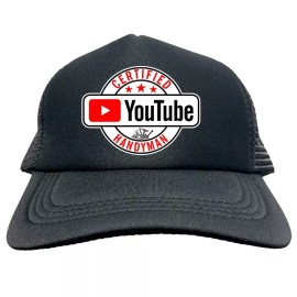 Unbranded CERTIFIED YOUTUBE HANDYMAN FUNNY Trucker Hat Cap Foam Baseball HF0202